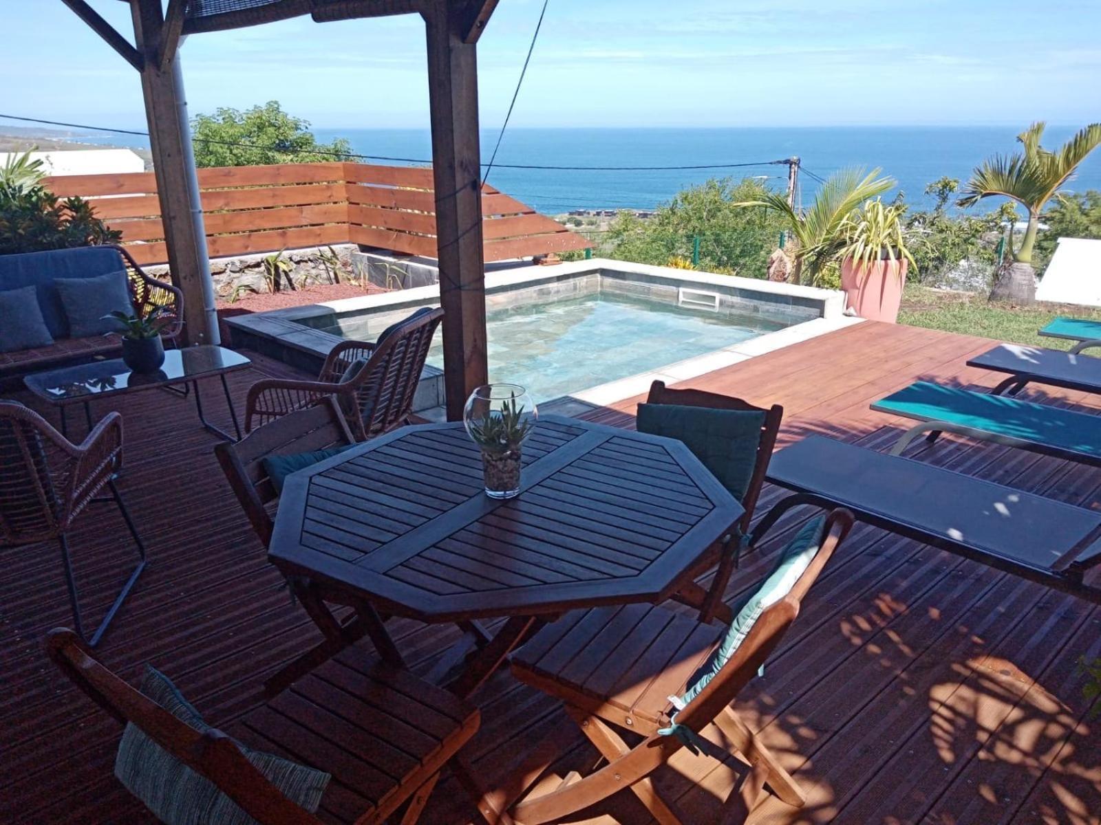 La Villa Choka Trois Bassins Bagian luar foto